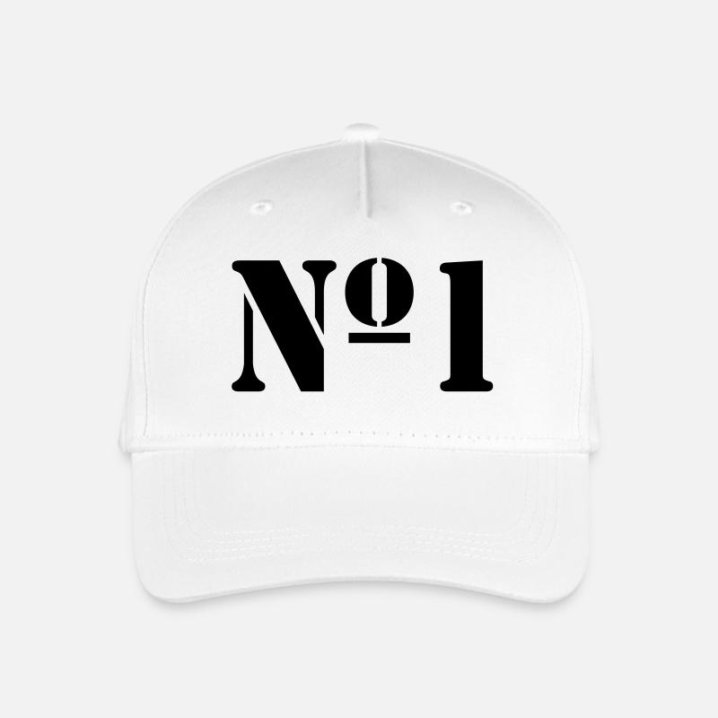 Nummer 1 - Kinder Bio Basecap - Weiß