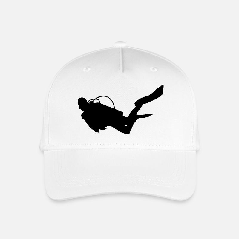 plongée - Casquette de baseball bio Enfant - blanc