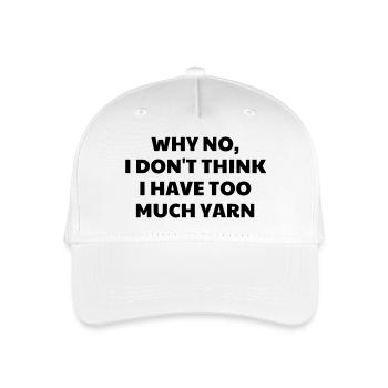 Stricken / stricker / Sticken / mode - Kinder Bio Basecap - Weiß - Vorne