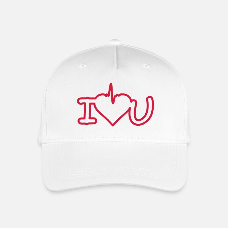 i love you - Kinder Bio Basecap - Weiß