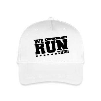 we_run_this_tk1 - Casquette de baseball bio Enfant - blanc - Devant