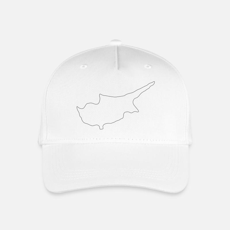 Cyprus - Organic Kids’ Baseball Cap - white