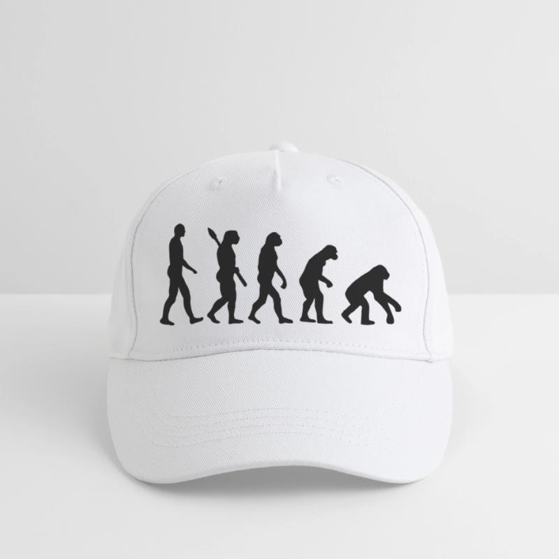 Evolution backwards Organic Kids’ Baseball Cap