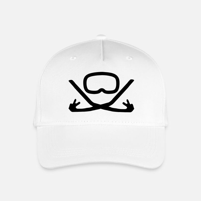 Diving - Organic Kids’ Baseball Cap - white