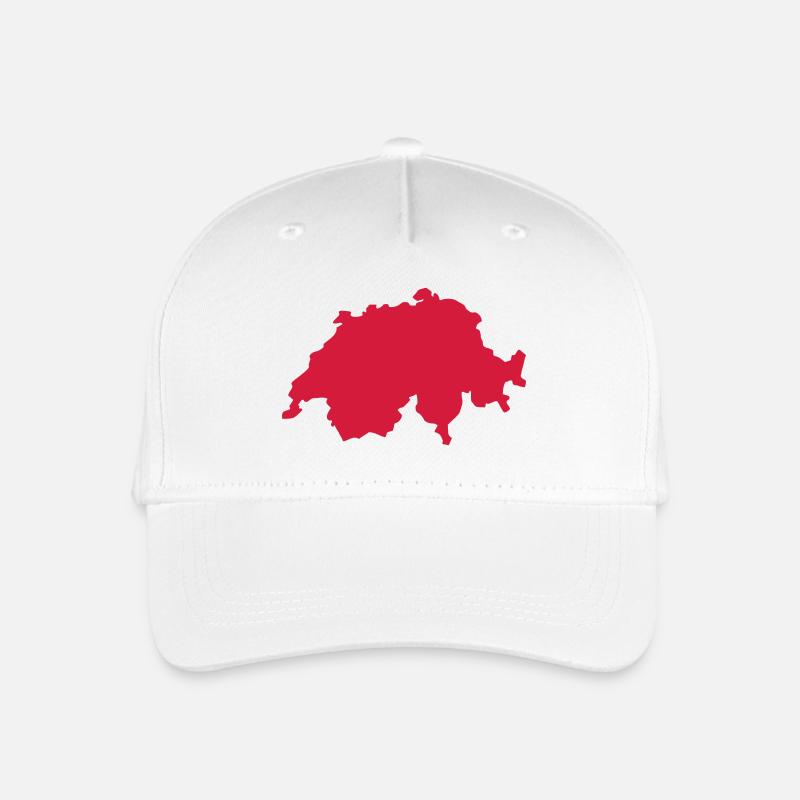Schweiz - Kinder Bio Basecap - Weiß