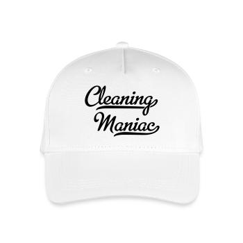Cleaning devil - Organic Kids’ Baseball Cap - white - Front