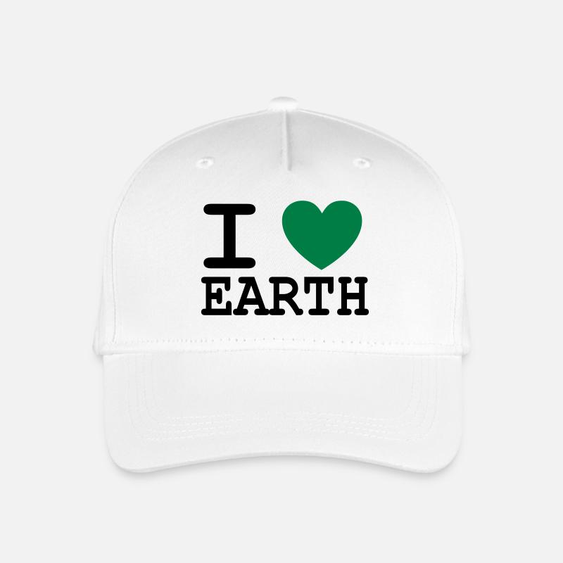 I *heart* earth - Kinder Bio Basecap - Weiß