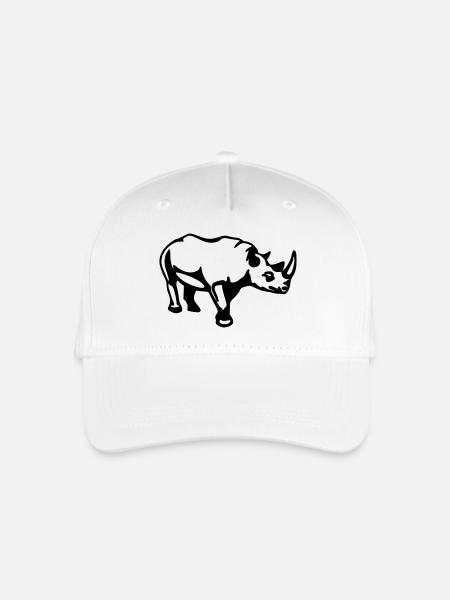 nashorn - Kinder Bio Basecap - Weiß