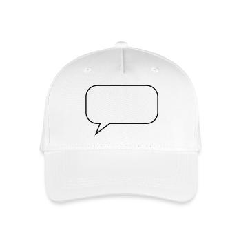 bubble design - Organic Kids’ Baseball Cap - white - Front