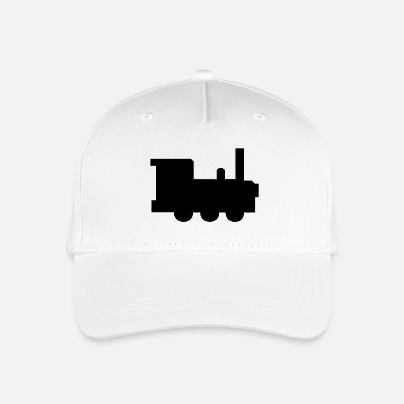 Lokomotive - Kinder Bio Basecap - Weiß