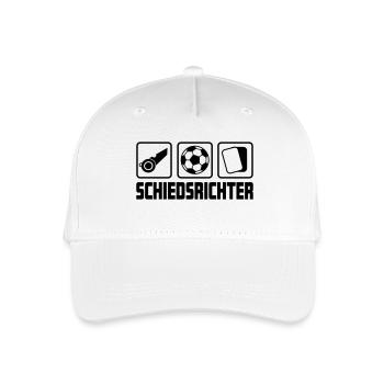 Schiedsrichter - Kinder Bio Basecap - Weiß - Vorne