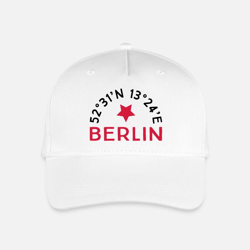 Berlin - Kinder Bio Basecap - Weiß