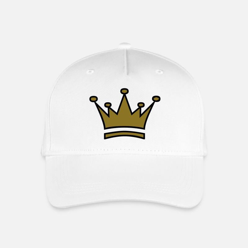 Krone - Kinder Bio Basecap - Weiß