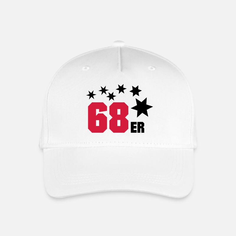 68er - Kinder Bio Basecap - Weiß
