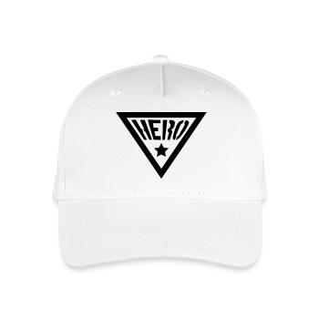Hero Symbol - Organic Kids’ Baseball Cap - white - Front