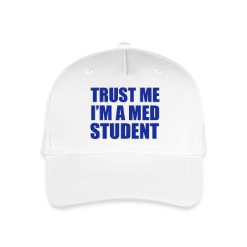Med Student - Organic Kids’ Baseball Cap - white - Front