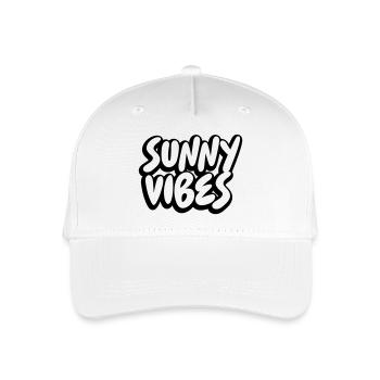 AMBIANCE ENSOLEILLÉE - Casquette de baseball bio Enfant - blanc - Devant