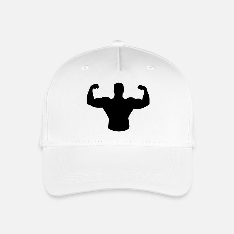 musculation - Casquette de baseball bio Enfant - blanc
