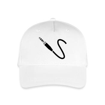 Klinkekabel - Kinder Bio Basecap - Weiß - Vorne