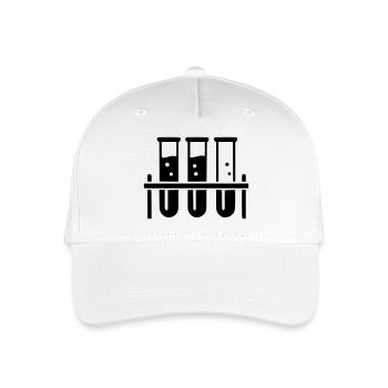 Test Tube - Organic Kids’ Baseball Cap - white - Front