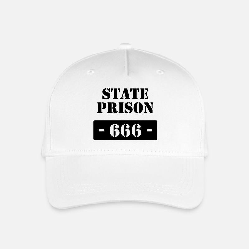 State Prison - 666 - Kinder Bio Basecap - Weiß