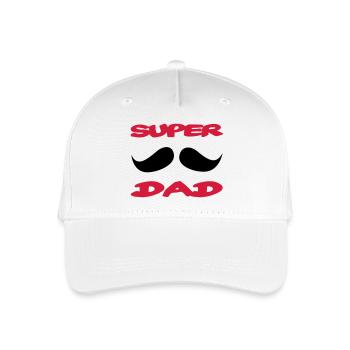 Super dad - Organic Kids’ Baseball Cap - white - Front