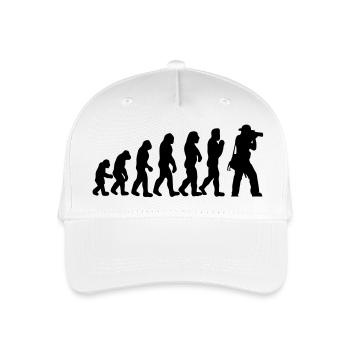 photographer - Organic Kids’ Baseball Cap - white - Front