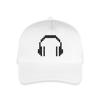 8 BIT Headphones - Organic Kids’ Baseball Cap - white - Front