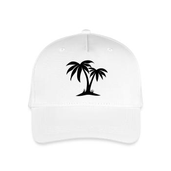 palme - Kinder Bio Basecap - Weiß - Vorne