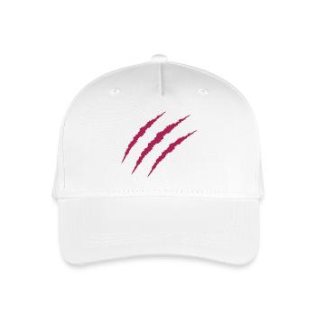 Krallen - Kinder Bio Basecap - Weiß - Vorne