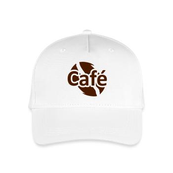café - Kinder Bio Basecap - Weiß - Vorne