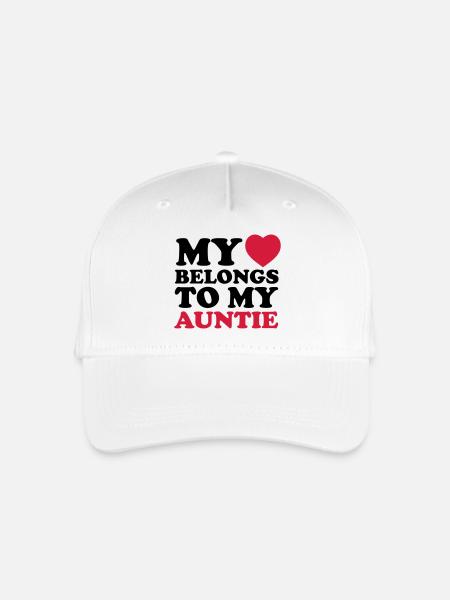 MHBTM auntie - Kinder Bio Basecap - Weiß