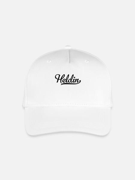 Heldin - Kinder Bio Basecap - Weiß