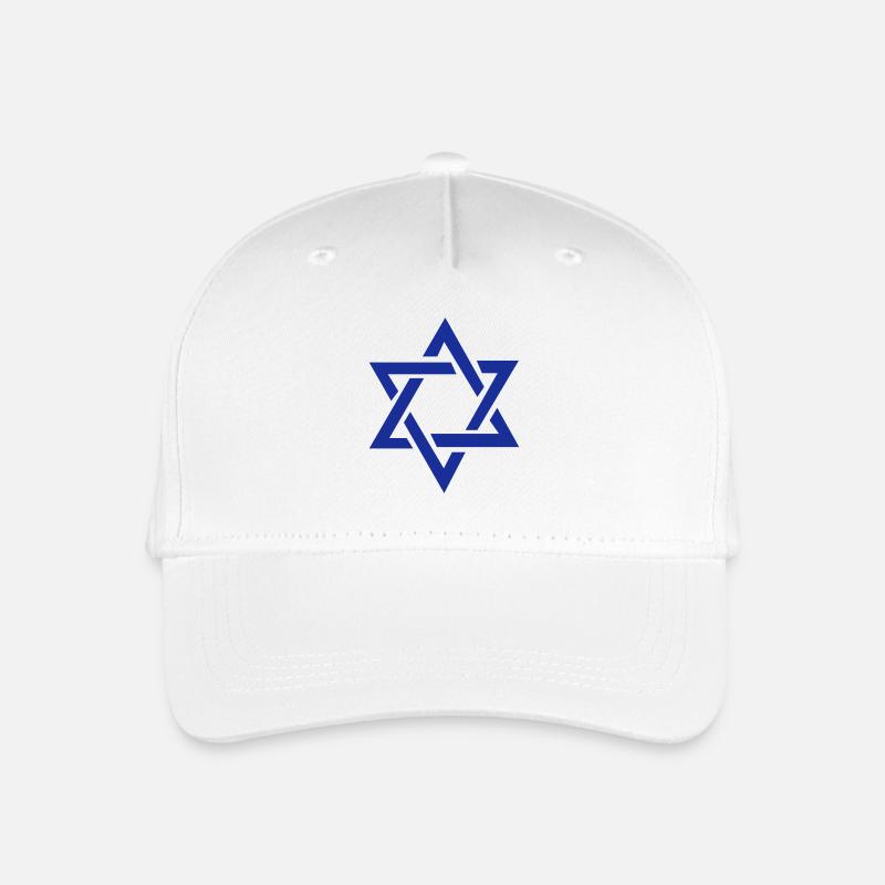 Star of David - Kinder Bio Basecap - Weiß