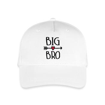 Big Bro - Kinder Bio Basecap - Weiß - Vorne