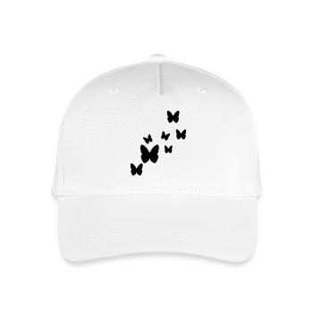 butterflies - Kinder Bio Basecap - Weiß - Vorne