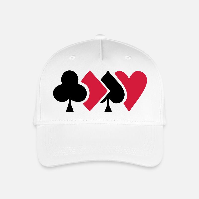 Kartenfarben - Kinder Bio Basecap - Weiß