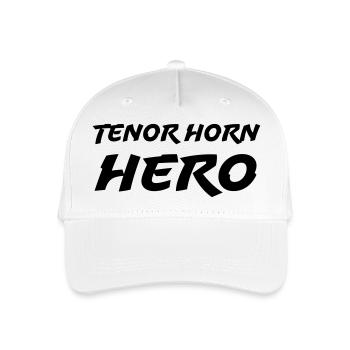 Tenor Horn Hero - Kinder Bio Basecap - Weiß - Vorne