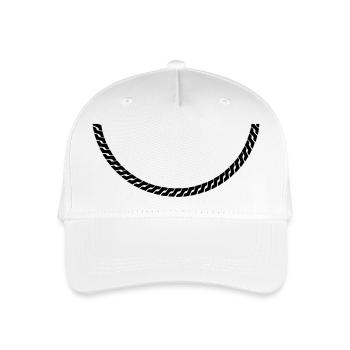 Kette 1 - Kinder Bio Basecap - Weiß - Vorne