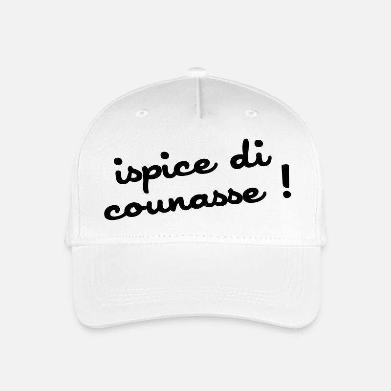 ispice di counasse ! - Casquette de baseball bio Enfant - blanc