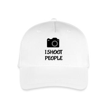 Shoot People - Kinder Bio Basecap - Weiß - Vorne