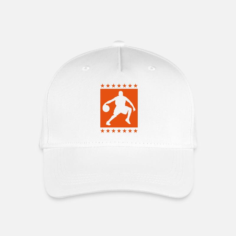 basketball player - Kinder Bio Basecap - Weiß