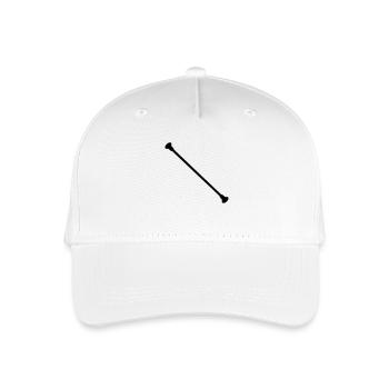 baton twirling twirling stick twirling - Organic Kids’ Baseball Cap - white - Front