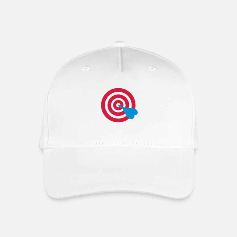 Dart Ziel - Kinder Bio Basecap - Weiß