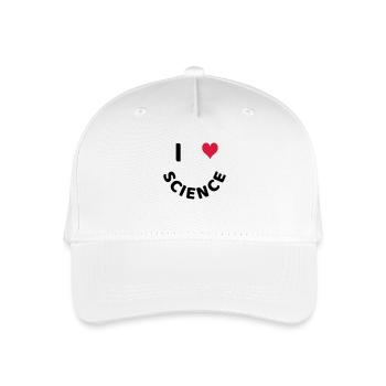 Science - Organic Kids’ Baseball Cap - white - Front