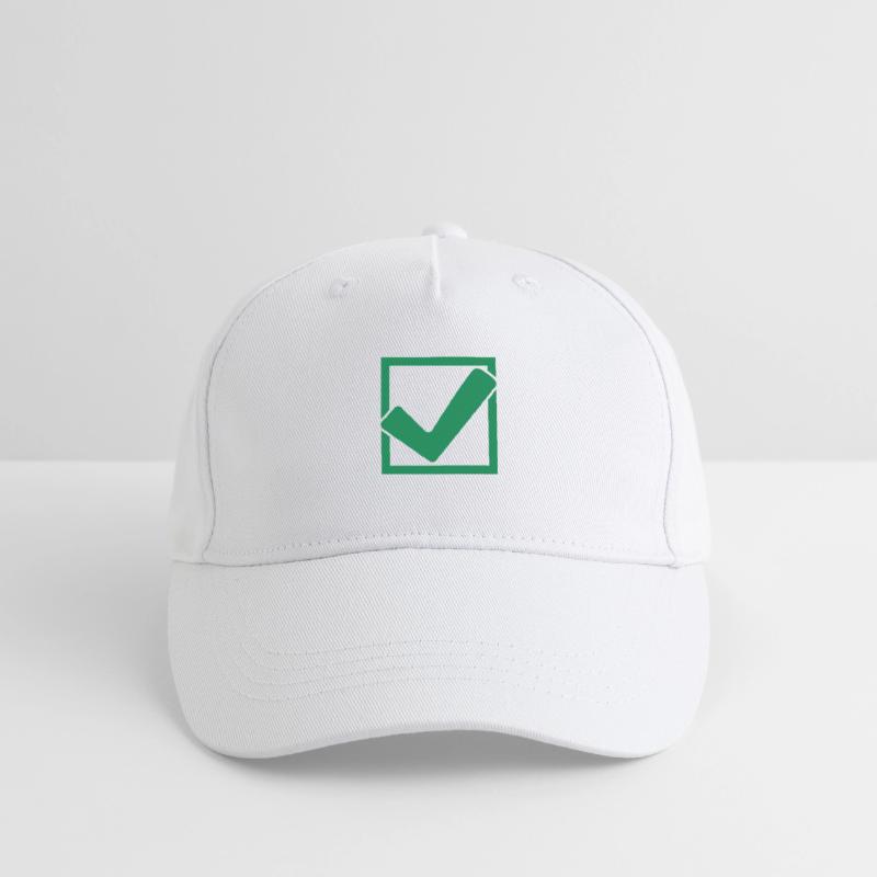 Rectangular hook logo Organic Kids’ Baseball Cap