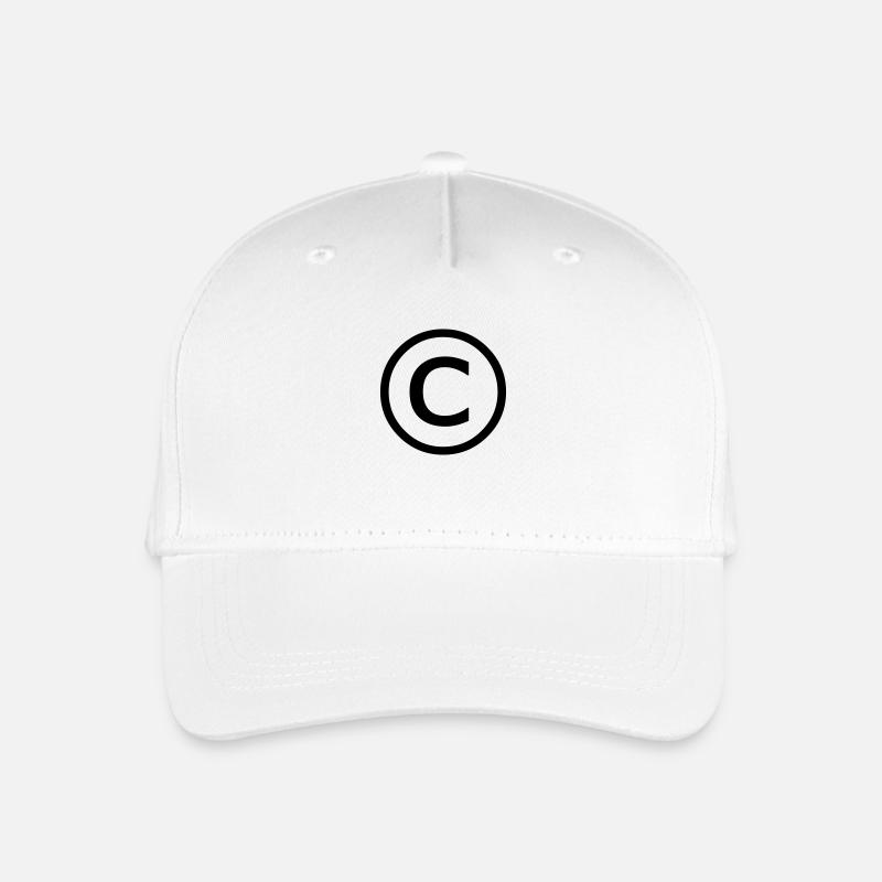 copyright c - Casquette de baseball bio Enfant - blanc