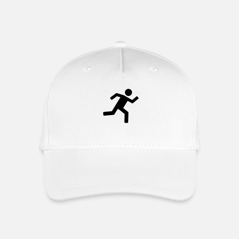 Laufen - Läufer - Kinder Bio Basecap - Weiß