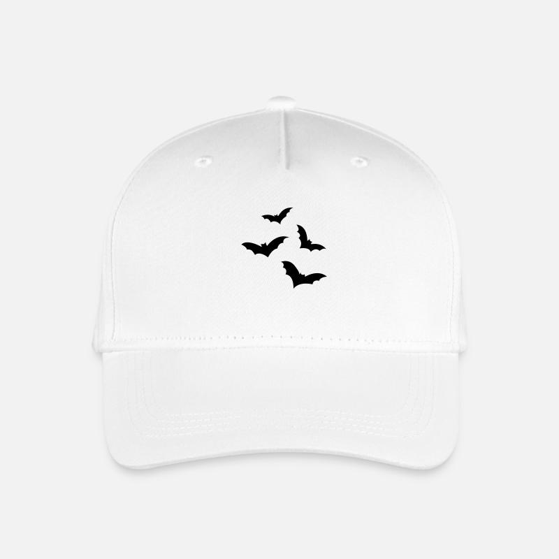 Fledermaus - Kinder Bio Basecap - Weiß