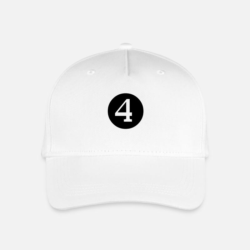 Four - Organic Kids’ Baseball Cap - white